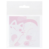 Блок для записей MESHU "Meow-meow", 8,5*8,5см, 100л., на склейке