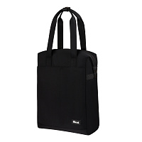 Рюкзак Först F-Casual "Dark Black" 42*28,5*12,5см, 1 отделение, 1 карман, уплотненная спинка