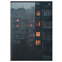Тетрадь 96л., А4, клетка, на гребне BG "Архитектура"