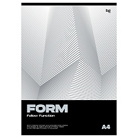 Тетрадь 80л., А4, клетка BG "Monocolor. Form"