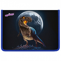 Папка для труда на молнии ЮНЛАНДИЯ А4, 1 отделение, откидная планка, органайзер, Beware, 272224