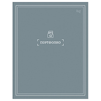 Папка-портфолио 7БЦ А4 BG "Мое портфолио", на 4 кольцах, универсальное, без файлов