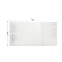Обложка 250*490 для учебников, универсальная, ArtSpace, ПВХ 100мкм, ШК