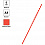 Пружины пластик D=06мм OfficeSpace, красный, 100шт.