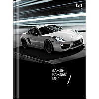 Бизнес-блокнот А6, 80л., BG "Гонки", глянцевая ламинация