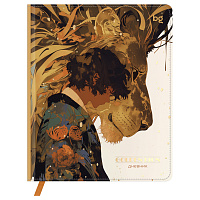 Дневник 1-11 кл. 48л. (твердый) BG "Spirit", иск. кожа, печать, тиснение фольгой, ляссе