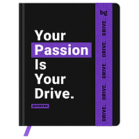 Дневник 1-11 кл. 48л. (твердый) BG "Motivation. Drive", иск. кожа, печать, ляссе, на резинке