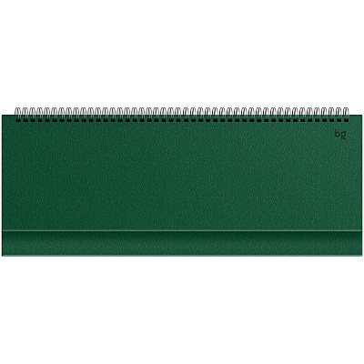 Планинг недатированный, 56л., 330*130мм, балакрон, BG "Ariane. Dark green"