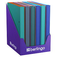 Папка на 2 кольцах Berlingo "Soft Touch Pro" A4, 25мм, 700мкм, D-кольца, с внутр. карманом, софт-тач, ассорти