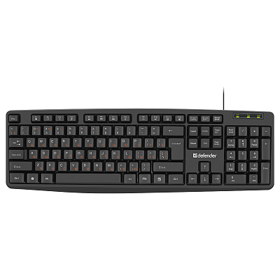 Клавиатура Defender Concept HB-164, USB, черный
