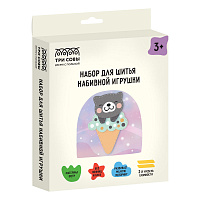 Набор для шитья игрушки ТРИ СОВЫ "Котик на мороженке"