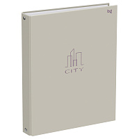 Тетрадь на кольцах А5, 240л., BG "Monocolor.City", с разделителями, матовая ламинация
