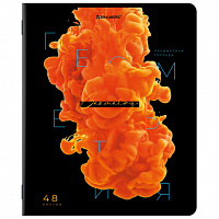 Тетрадь предметная HAZE 48л, глянцевая ламинация, ГЕОМЕТРИЯ, клетка, подсказ, BRAUBERG, 404763