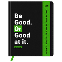 Дневник 1-11 кл. 48л. (твердый) BG "Motivation. Be good", иск. кожа, печать, ляссе, на резинке