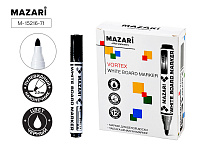 Маркер для белой доски VORTEX чёрный 2-3 мм MAZARI  M-15216-71