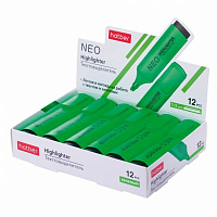 Текстовыделитель Hatber NEO NEON наконечник 1-5 мм зелёный  060880