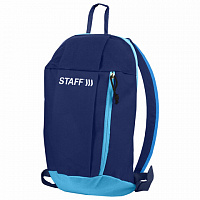 Рюкзак STAFF AIR компактный, темно-синий с голубыми деталями, 40х23х16 см, 226375